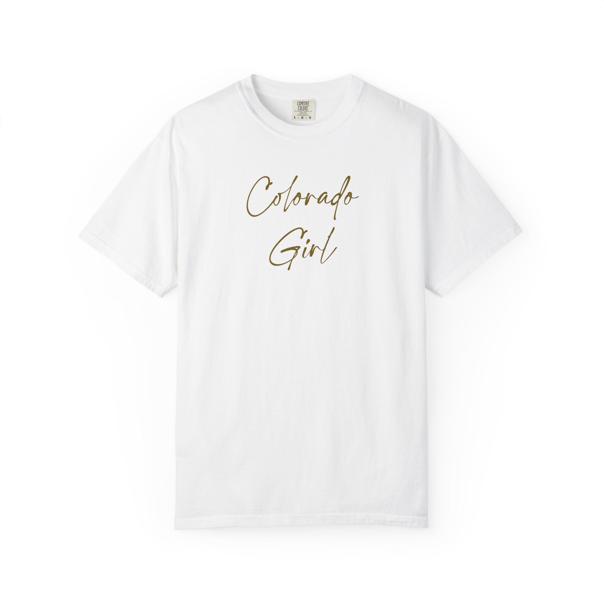 Colorado Girl T-Shirt — Handwritten Script Graphic Tee