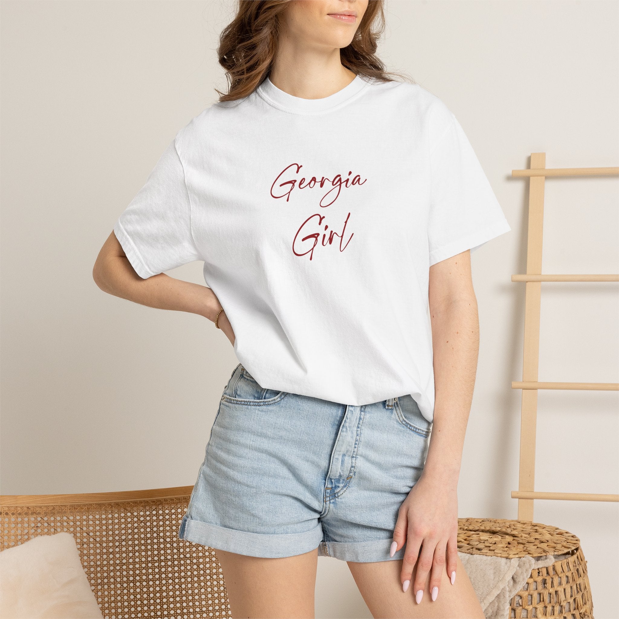Georgia Girl T-Shirt — Script Graphic Tee for Georgia Fans
