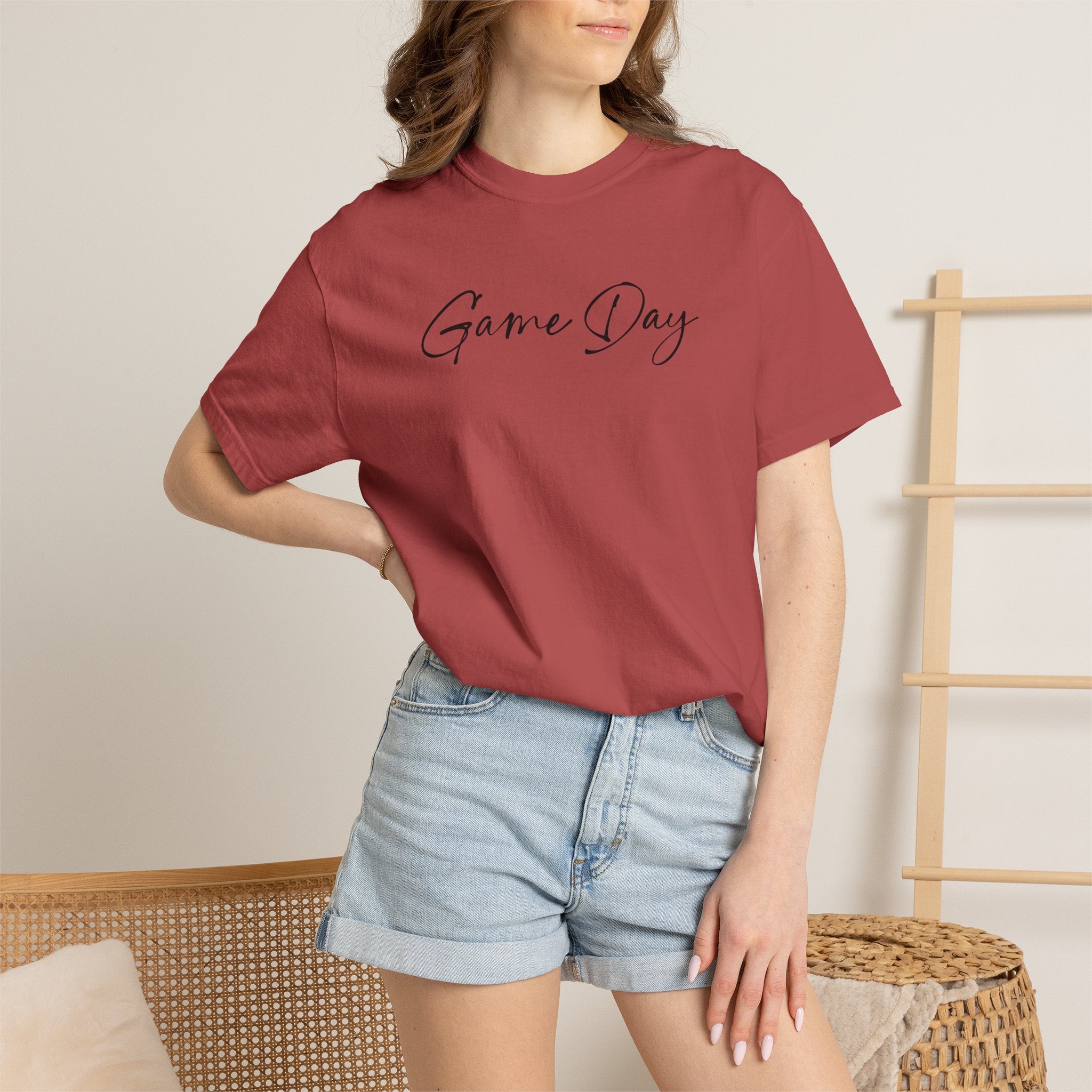 Game Day T-Shirt — Minimal Script Sports Tee