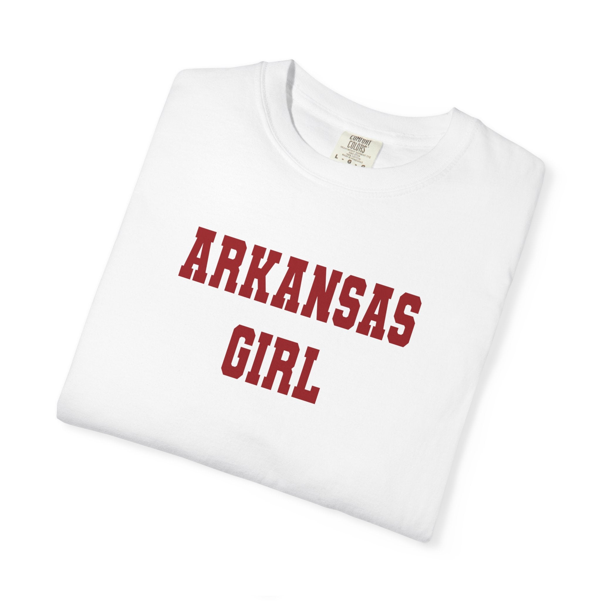 Arkansas Girl T-Shirt — Vintage Collegiate State Pride Tee