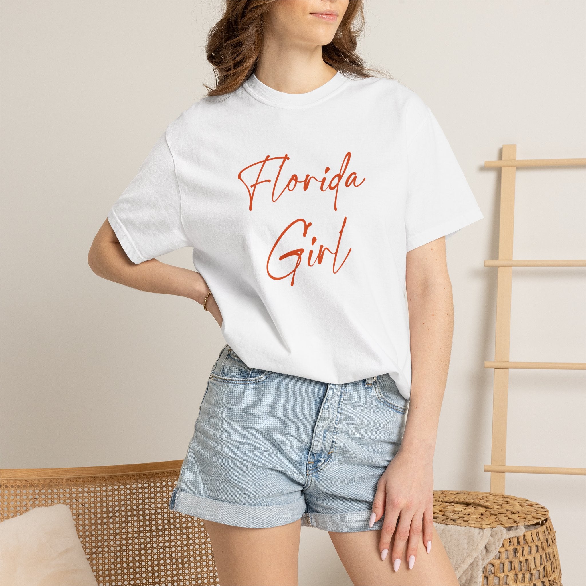 Copy of Alabama Girl T-Shirt — Script State Pride Tee for Women