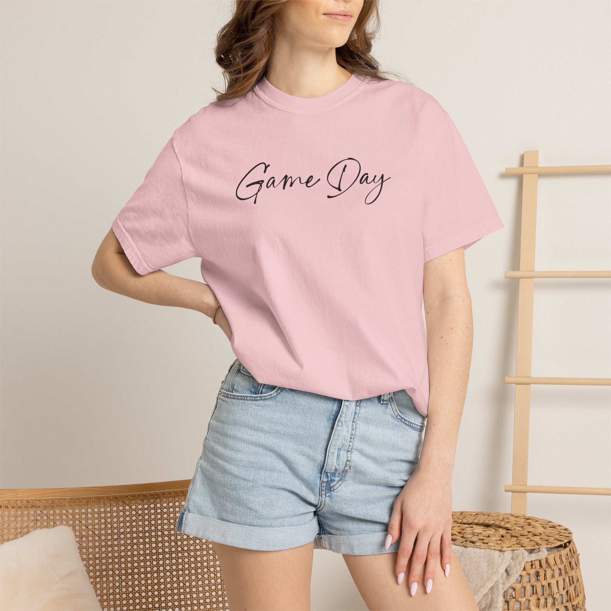 Game Day T-Shirt — Minimal Script Sports Tee