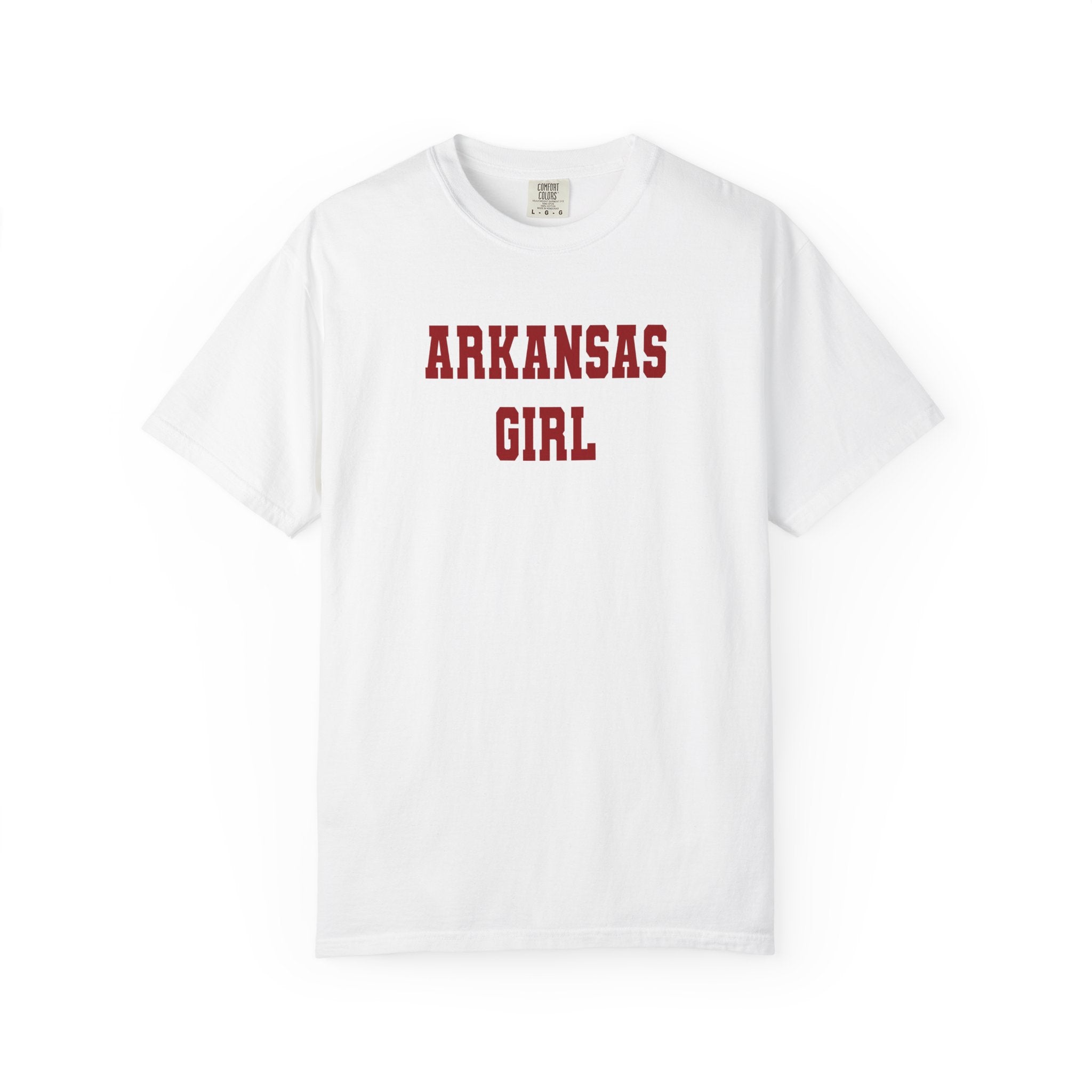 Arkansas Girl T-Shirt — Vintage Collegiate State Pride Tee