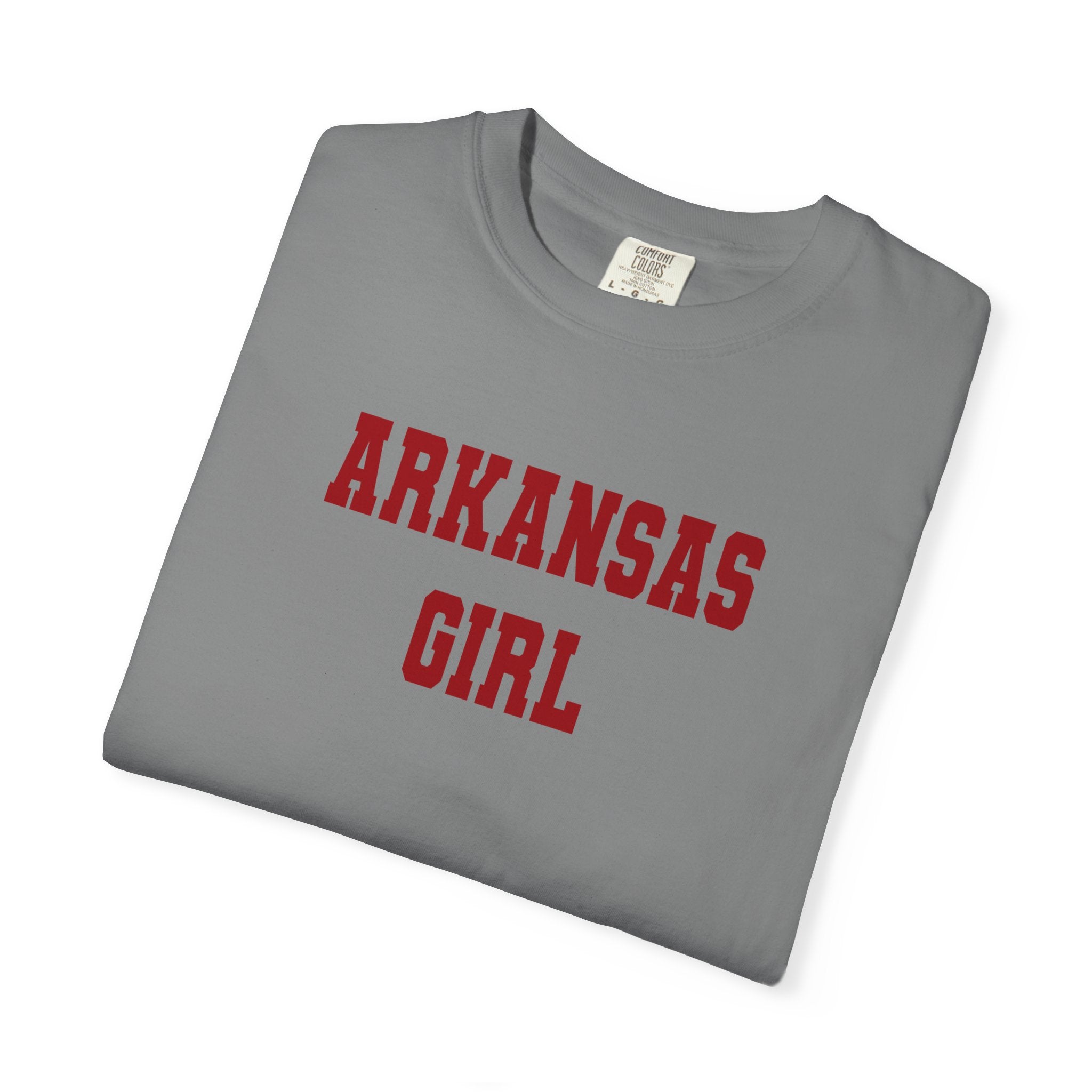 Arkansas Girl T-Shirt — Vintage Collegiate State Pride Tee