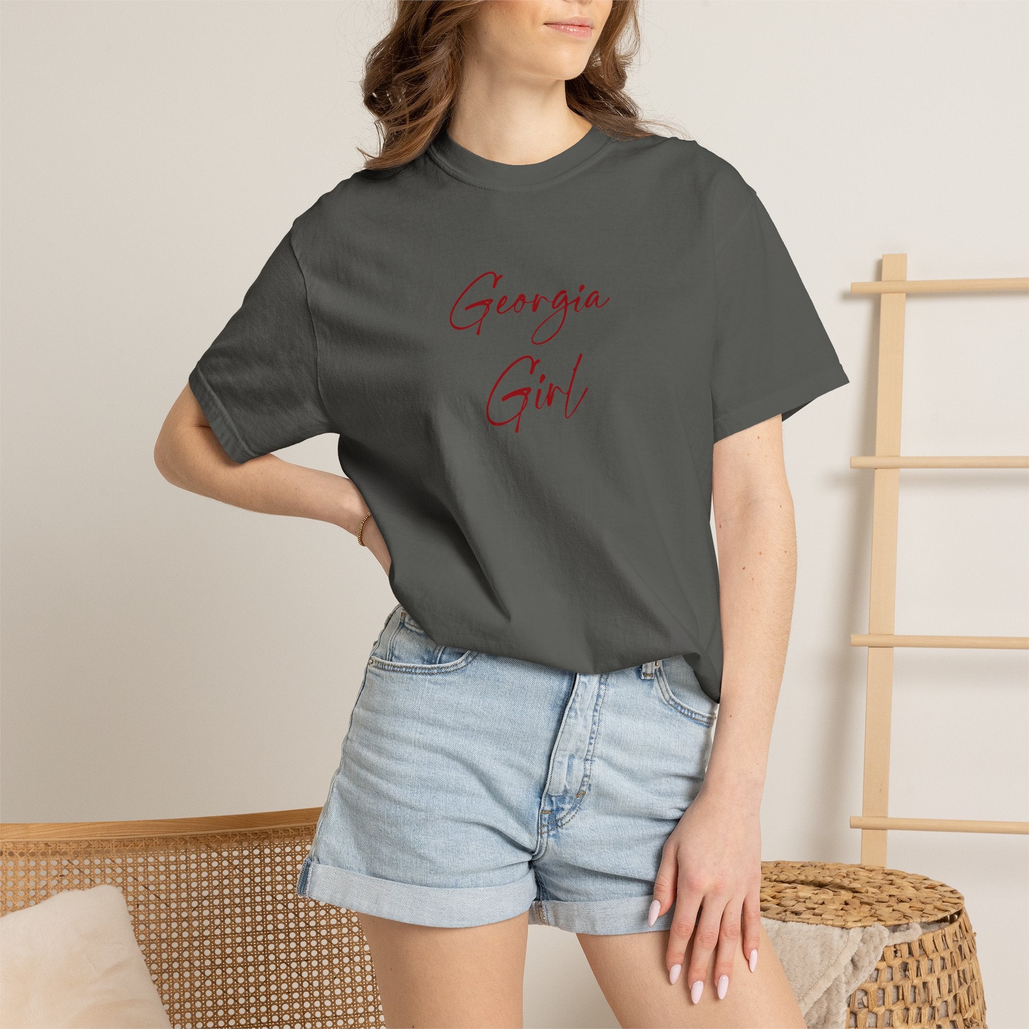 Georgia Girl T-Shirt — Script Graphic Tee for Georgia Fans