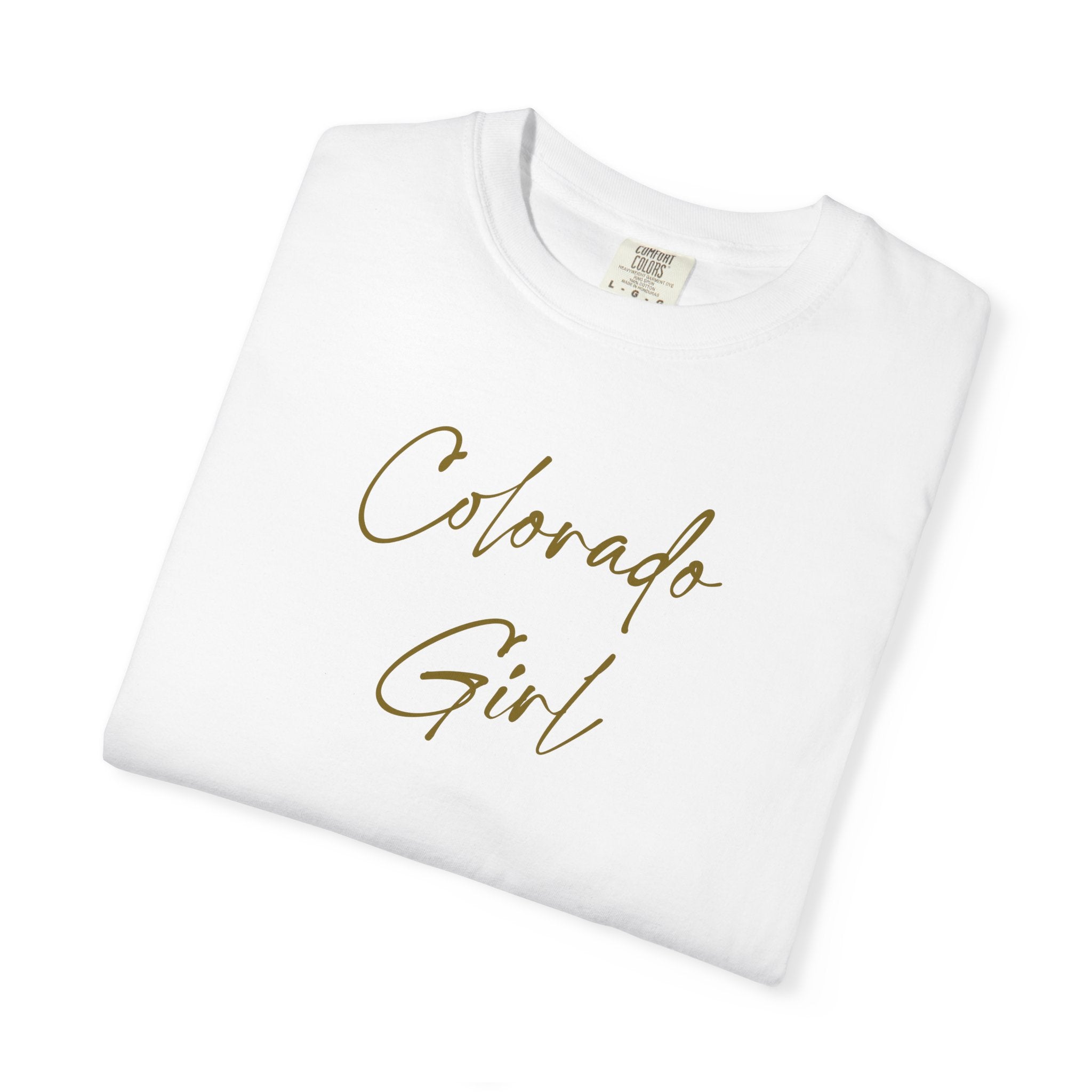 Colorado Girl T-Shirt — Handwritten Script Graphic Tee