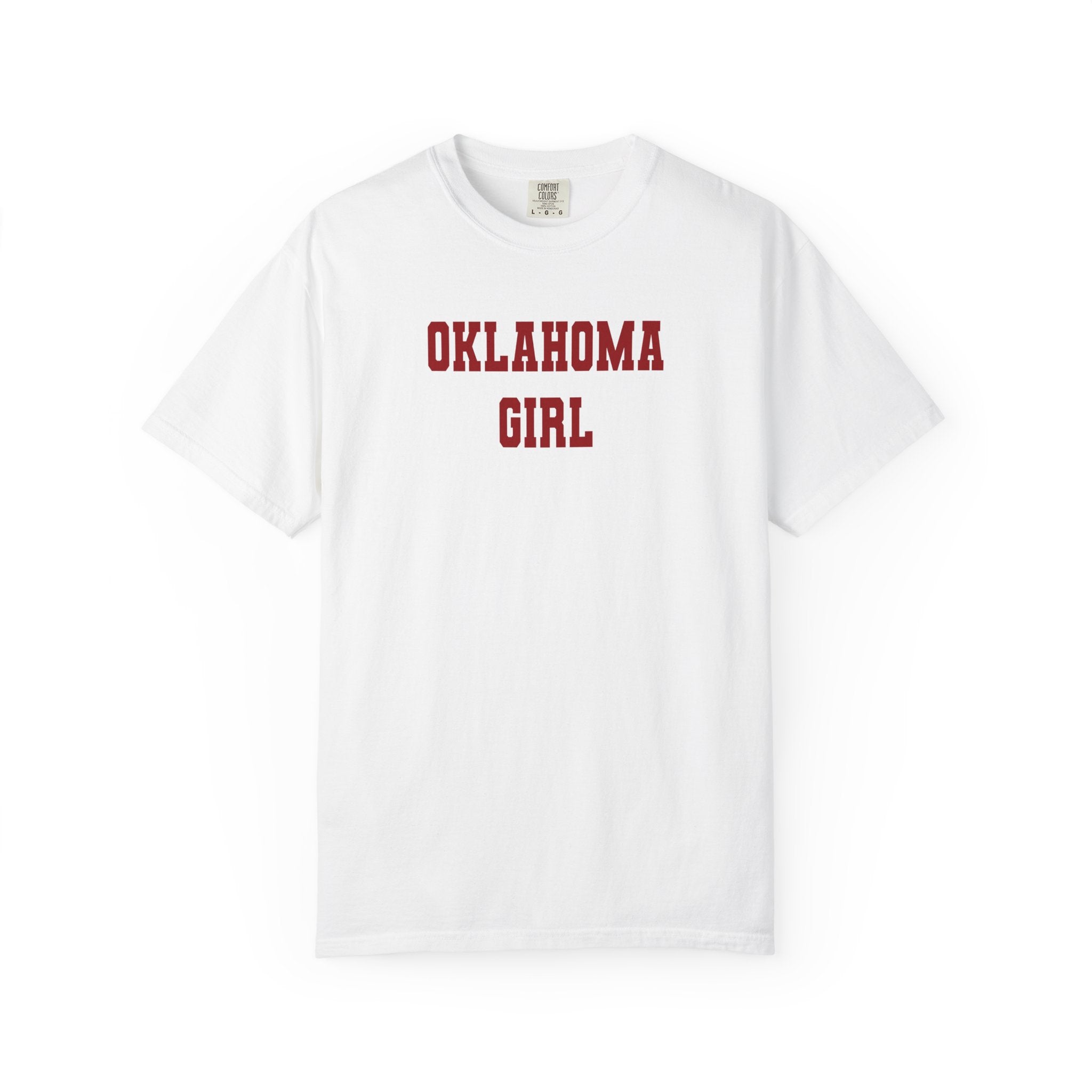Oklahoma Girl T‑Shirt — Vintage Collegiate State Pride Tee