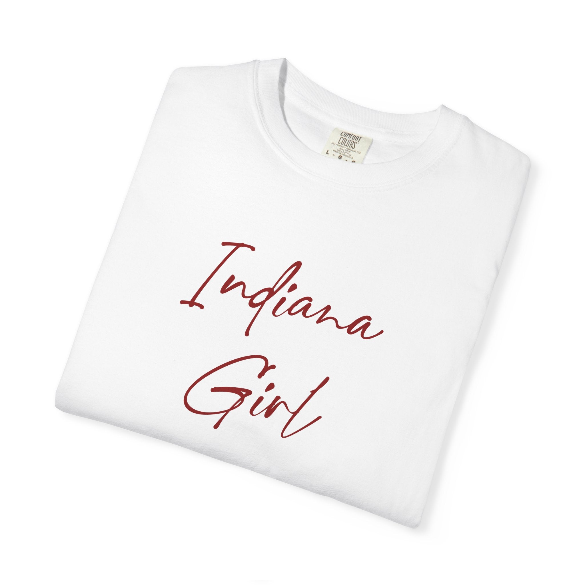 Indiana Girl T-Shirt — Script College Pride Tee