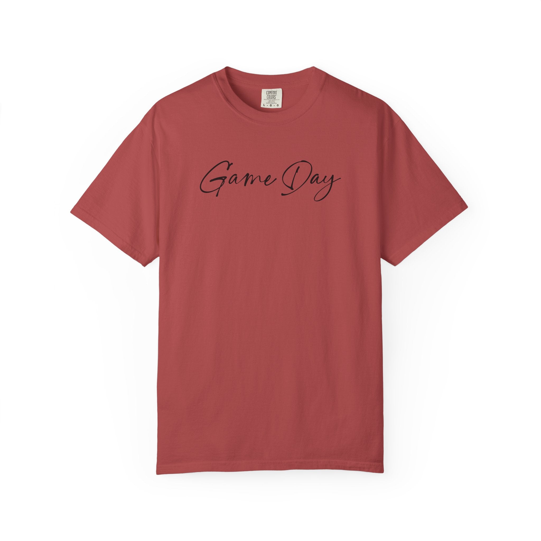 Game Day T-Shirt — Minimal Script Sports Tee