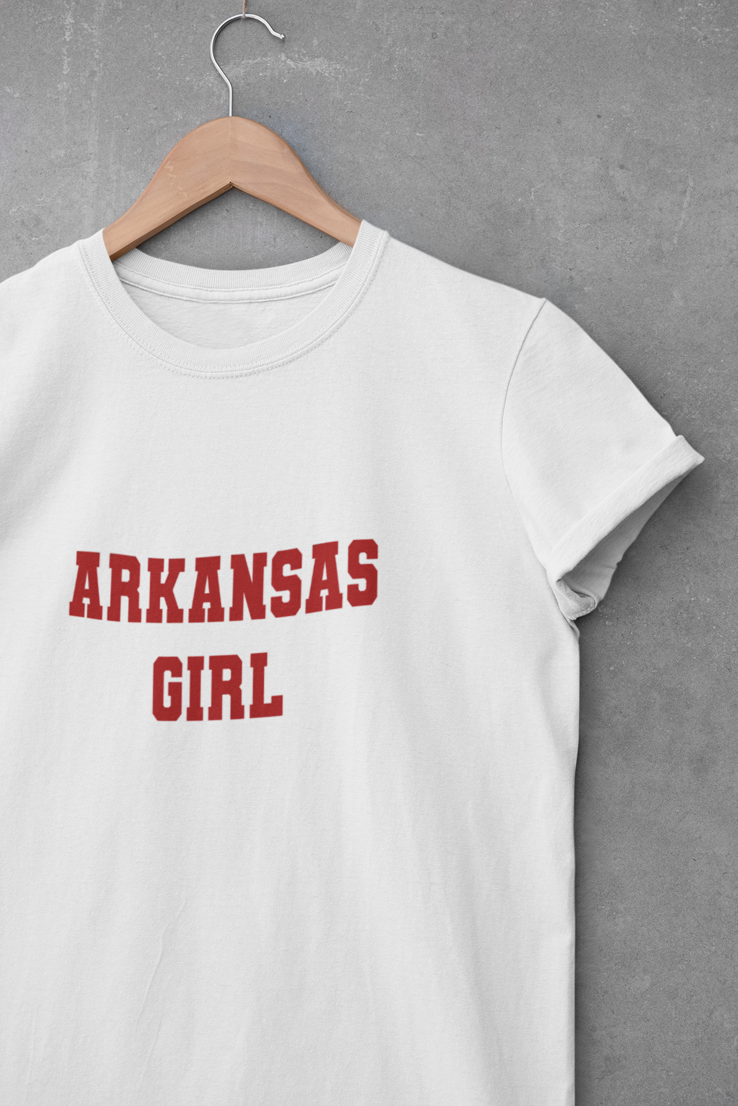 Arkansas Girl T-Shirt — Vintage Collegiate State Pride Tee