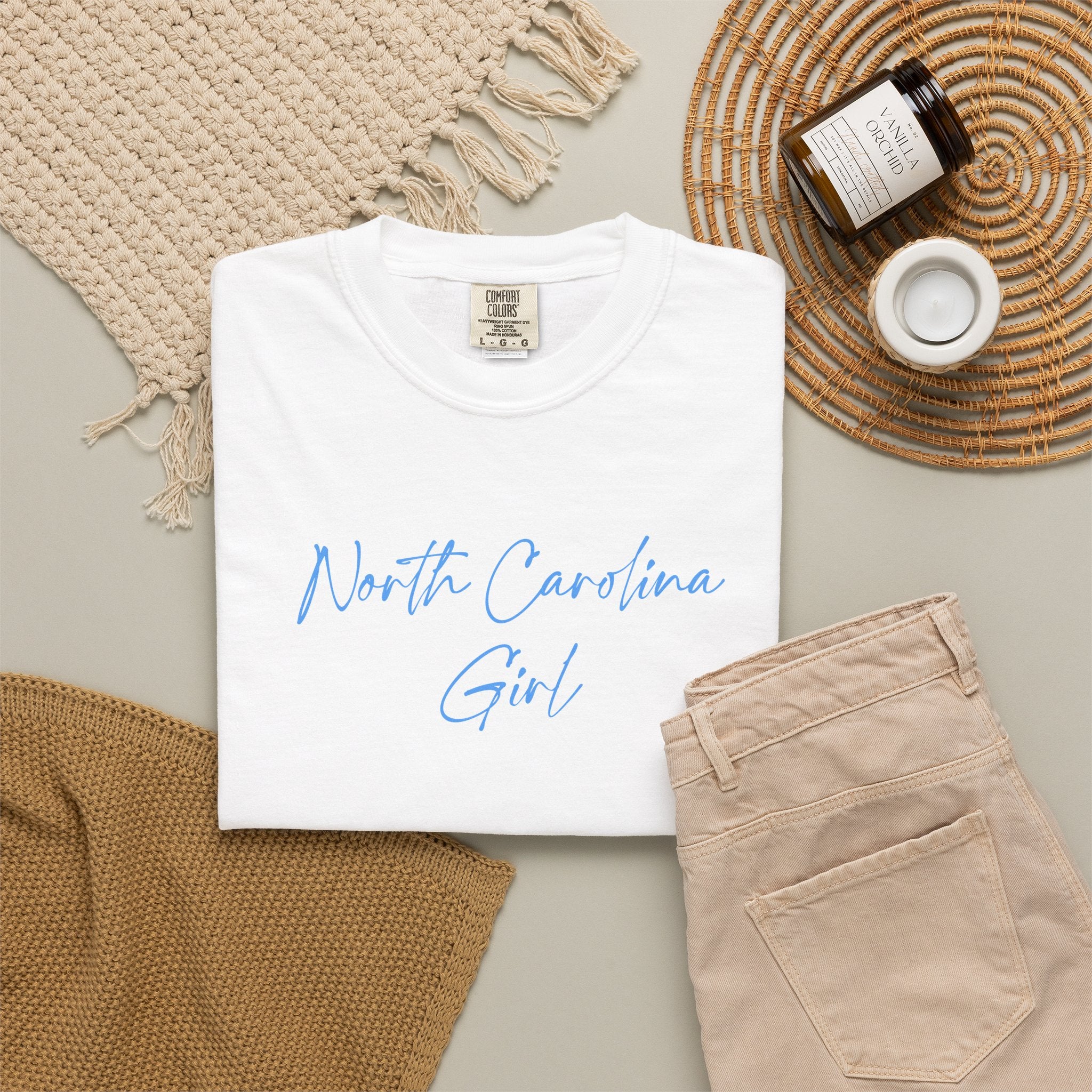 North Carolina Girl T‑Shirt — Casual State Pride Tee