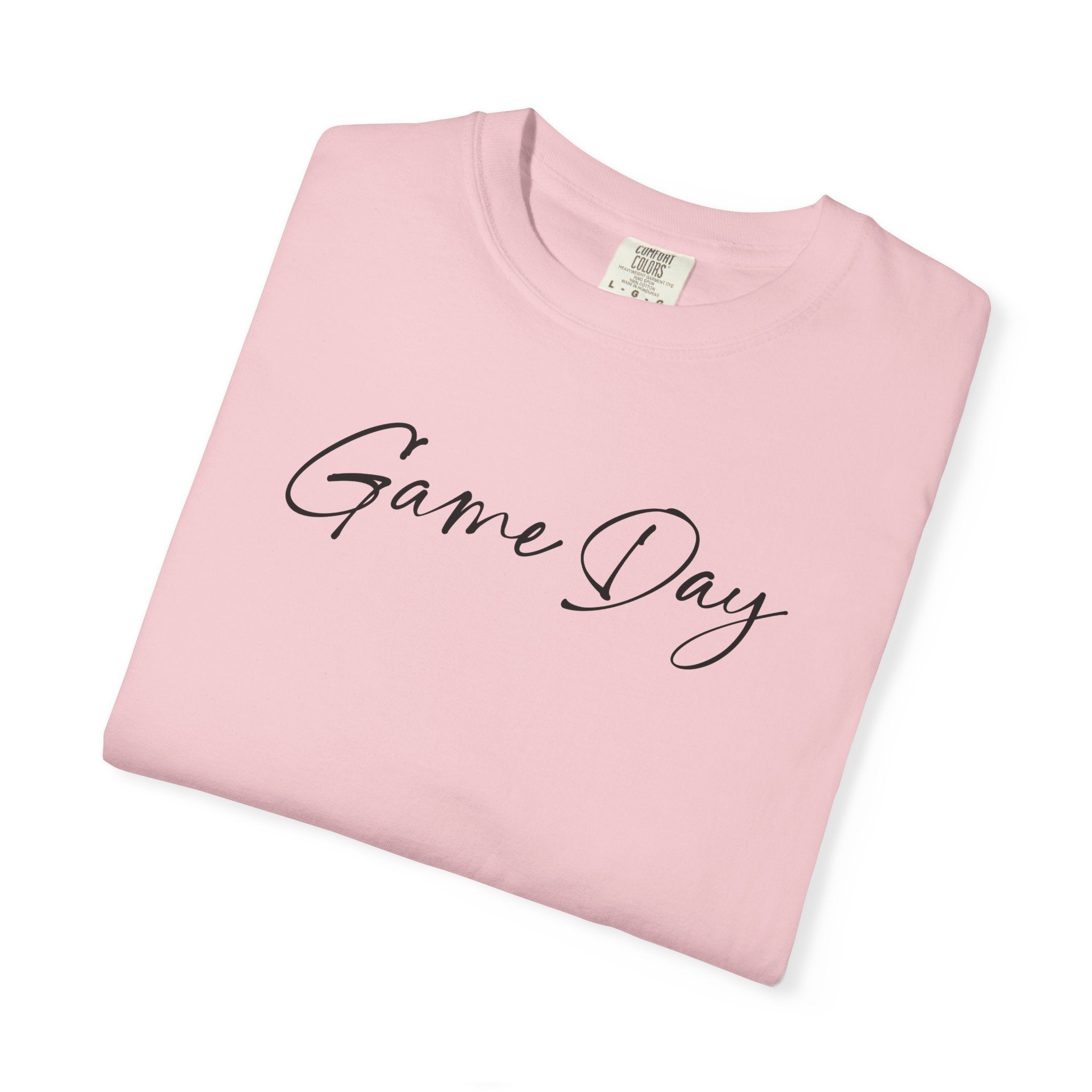 Game Day T-Shirt — Minimal Script Sports Tee