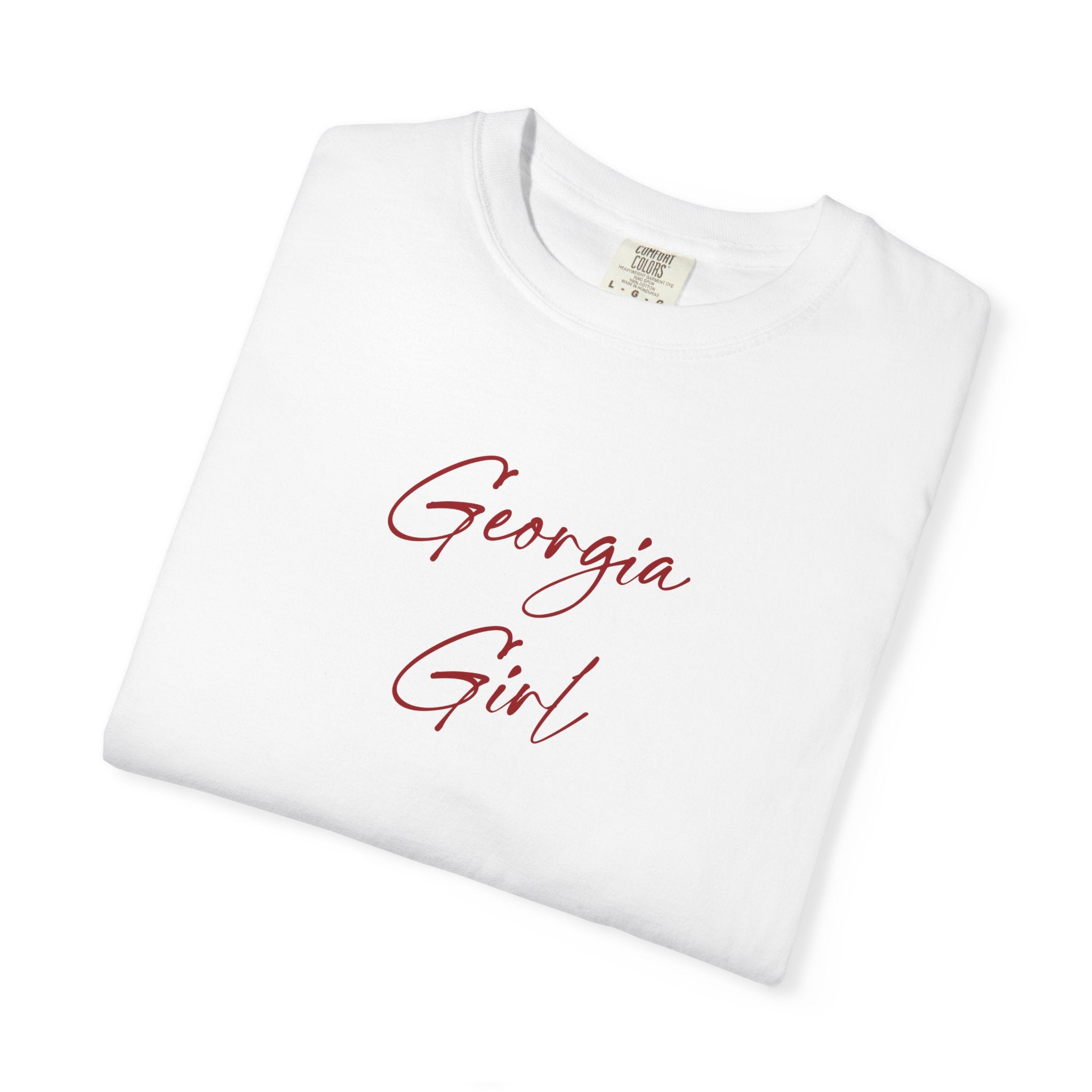 Georgia Girl T-Shirt — Script Graphic Tee for Georgia Fans