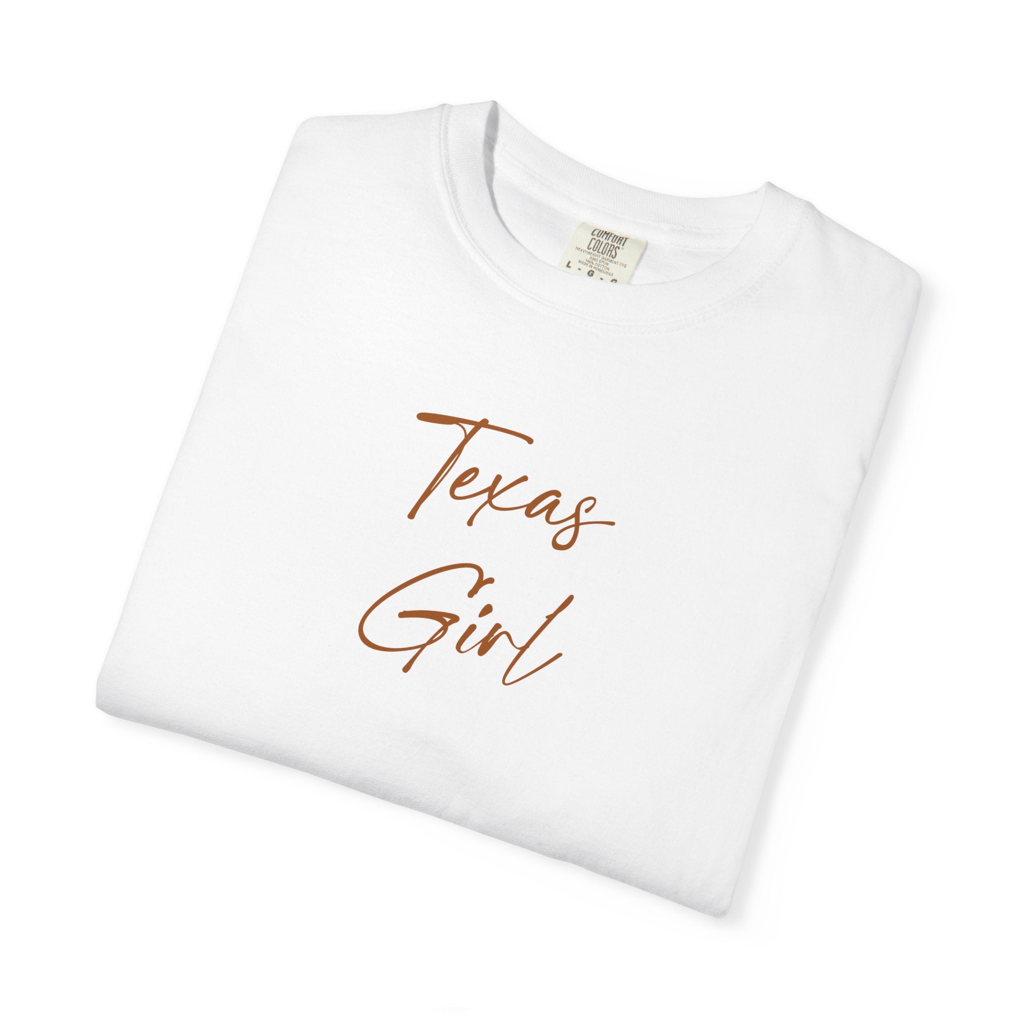 Texas Girl T-Shirt — Script State Pride Tee