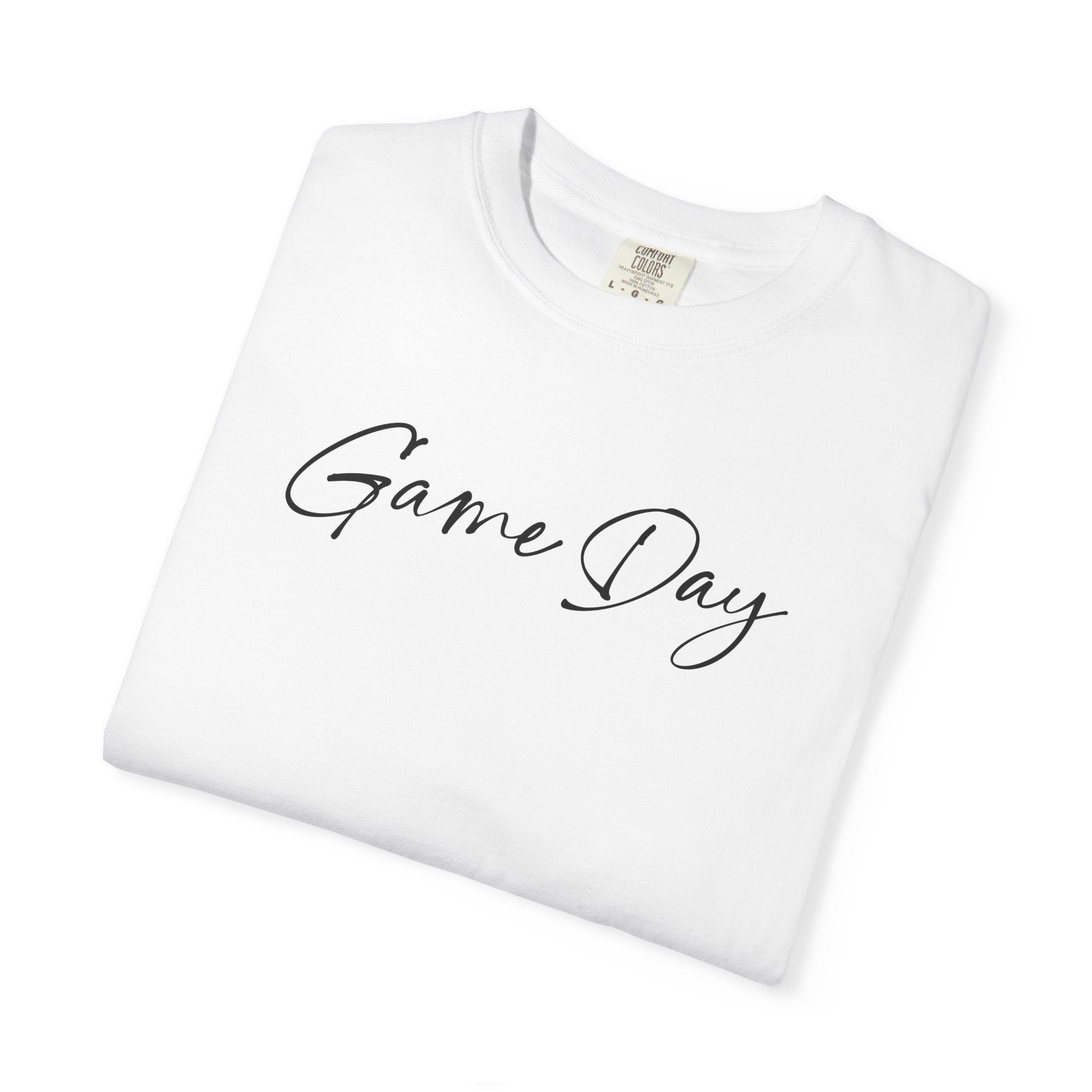 Game Day T-Shirt — Minimal Script Sports Tee
