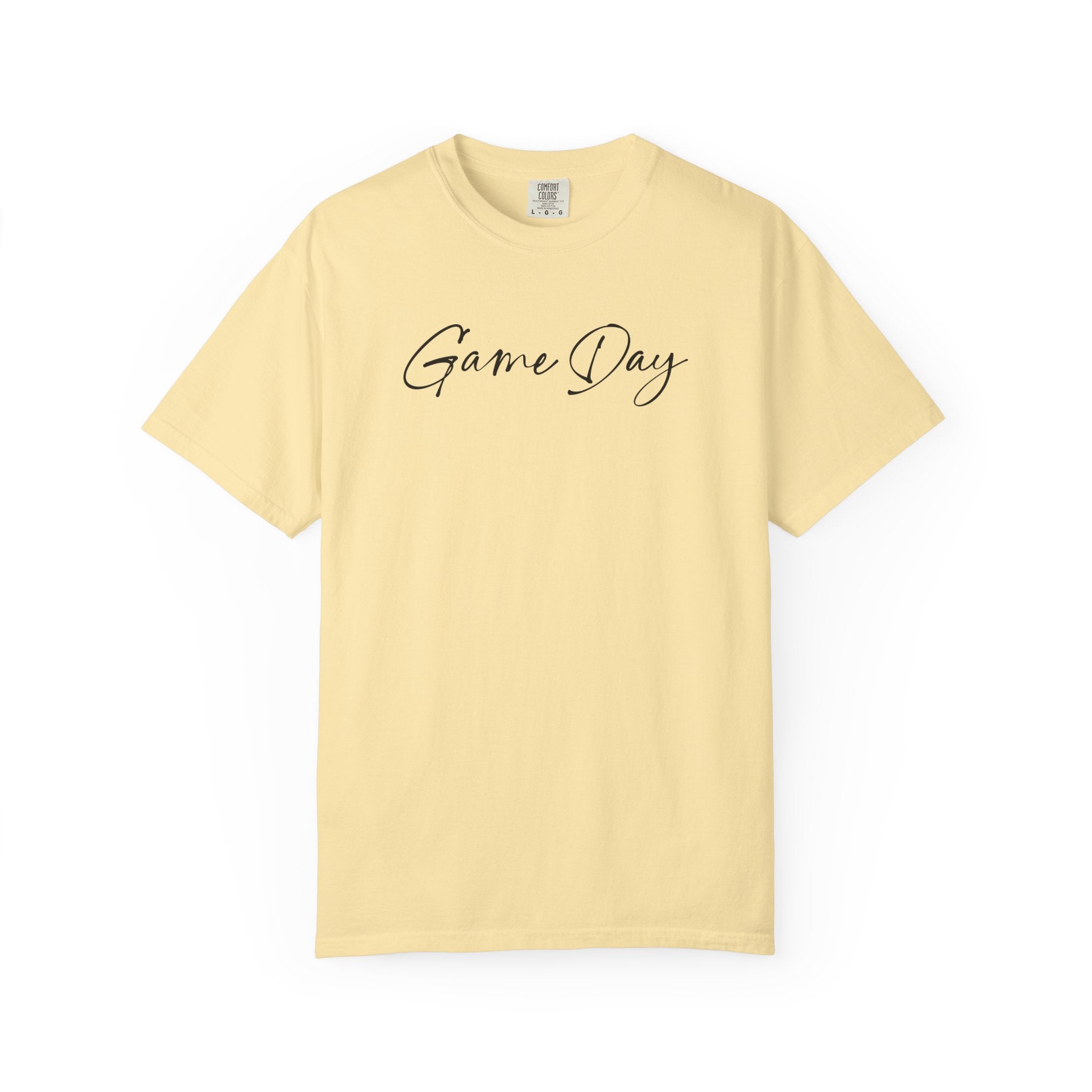 Game Day T-Shirt — Minimal Script Sports Tee