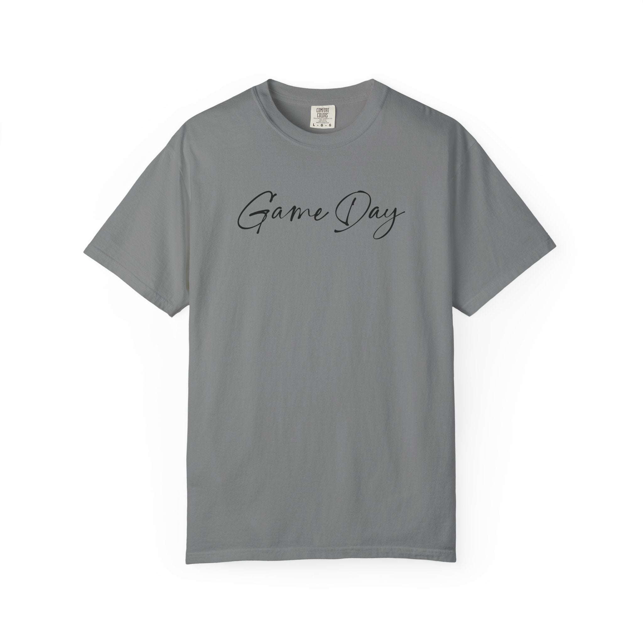 Game Day T-Shirt — Minimal Script Sports Tee