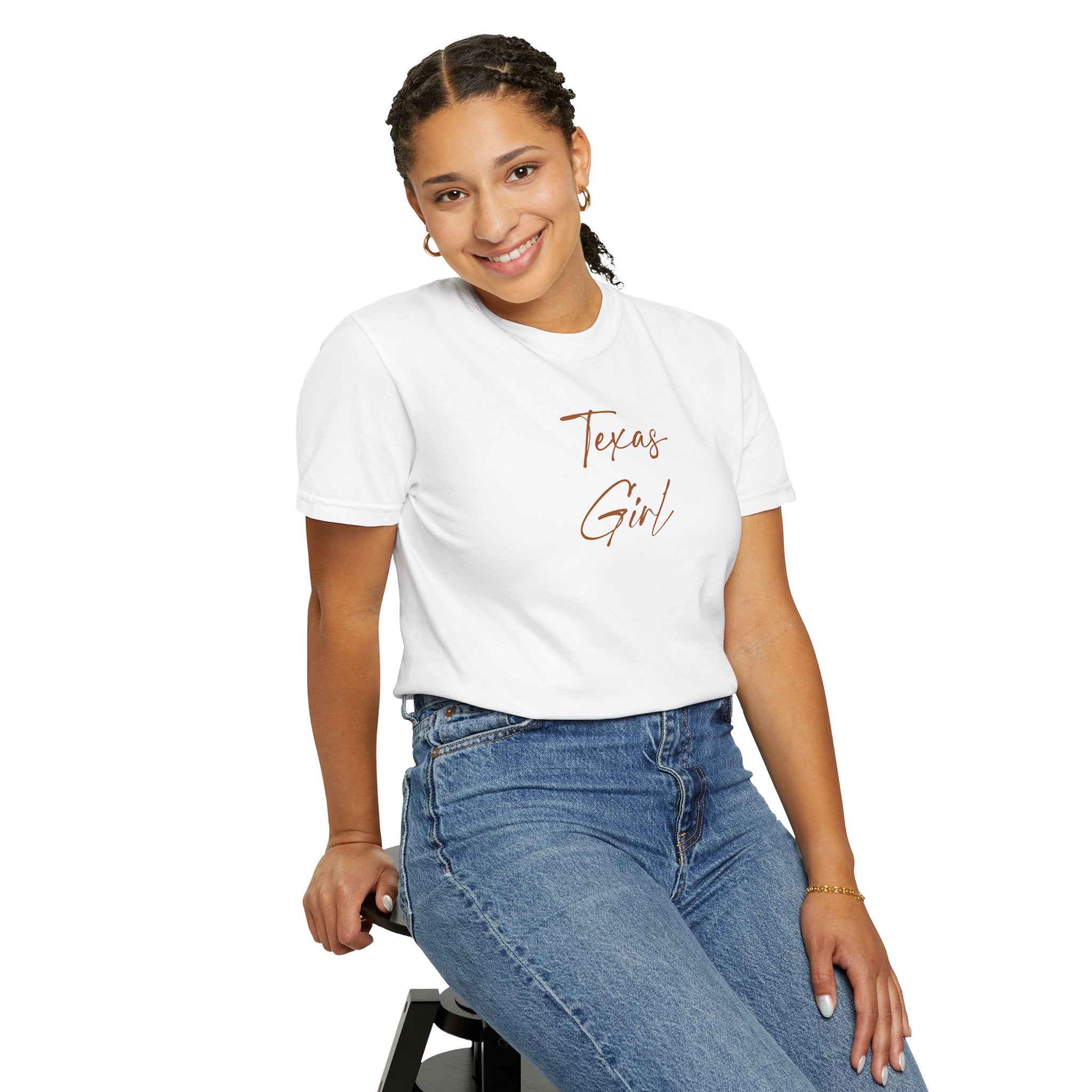 Texas Girl T-Shirt — Script State Pride Tee