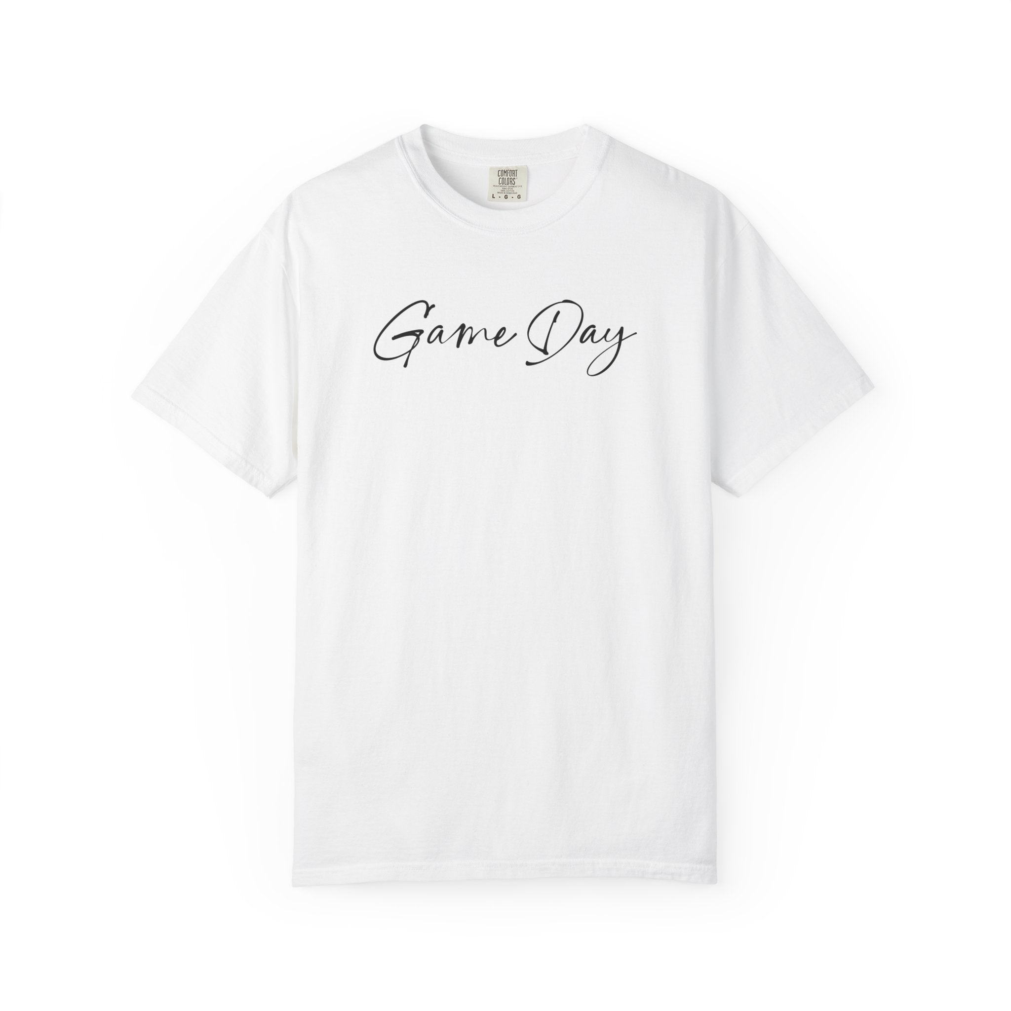 Game Day T-Shirt — Minimal Script Sports Tee