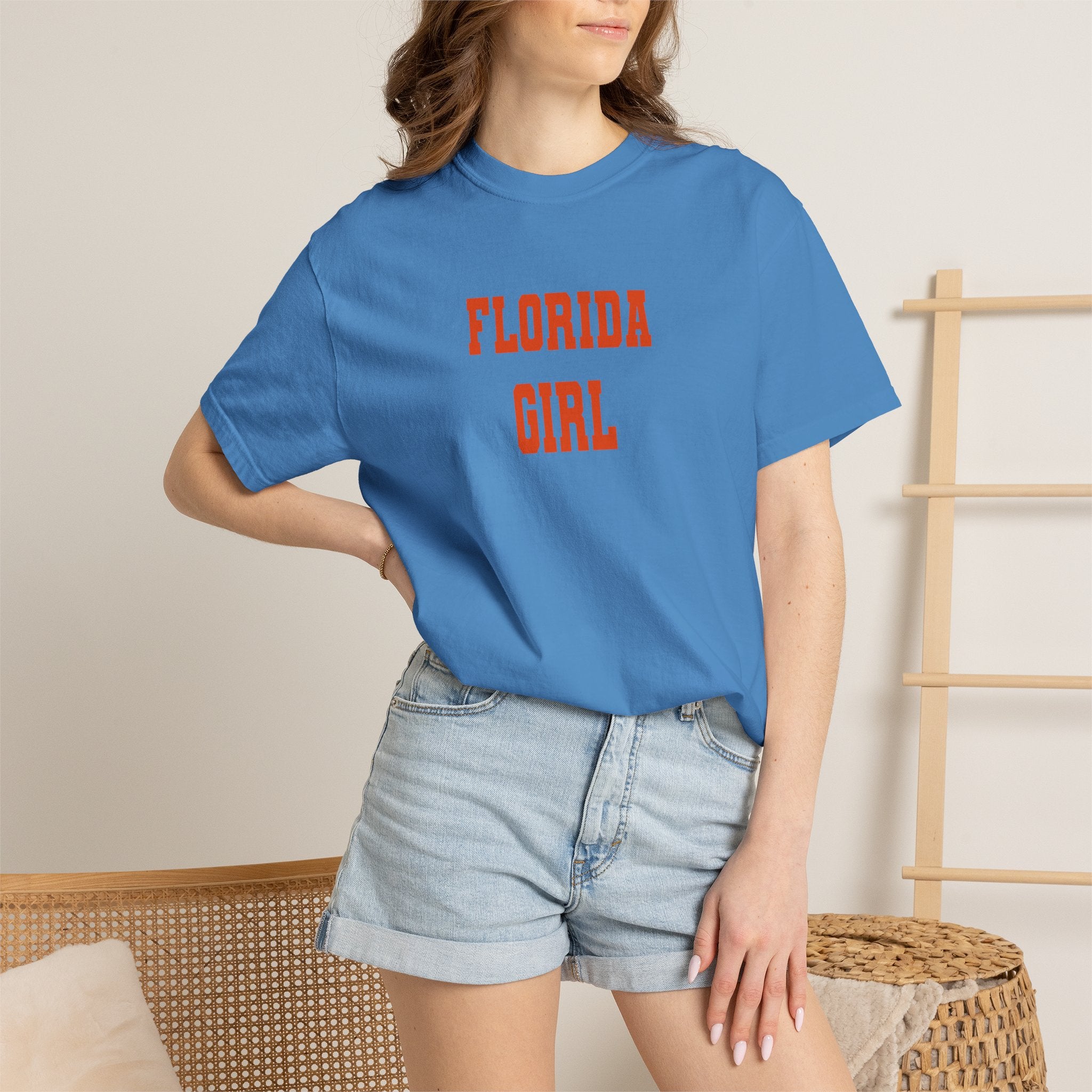 Florida Girl T-Shirt — Vintage Collegiate Graphic Tee Collage