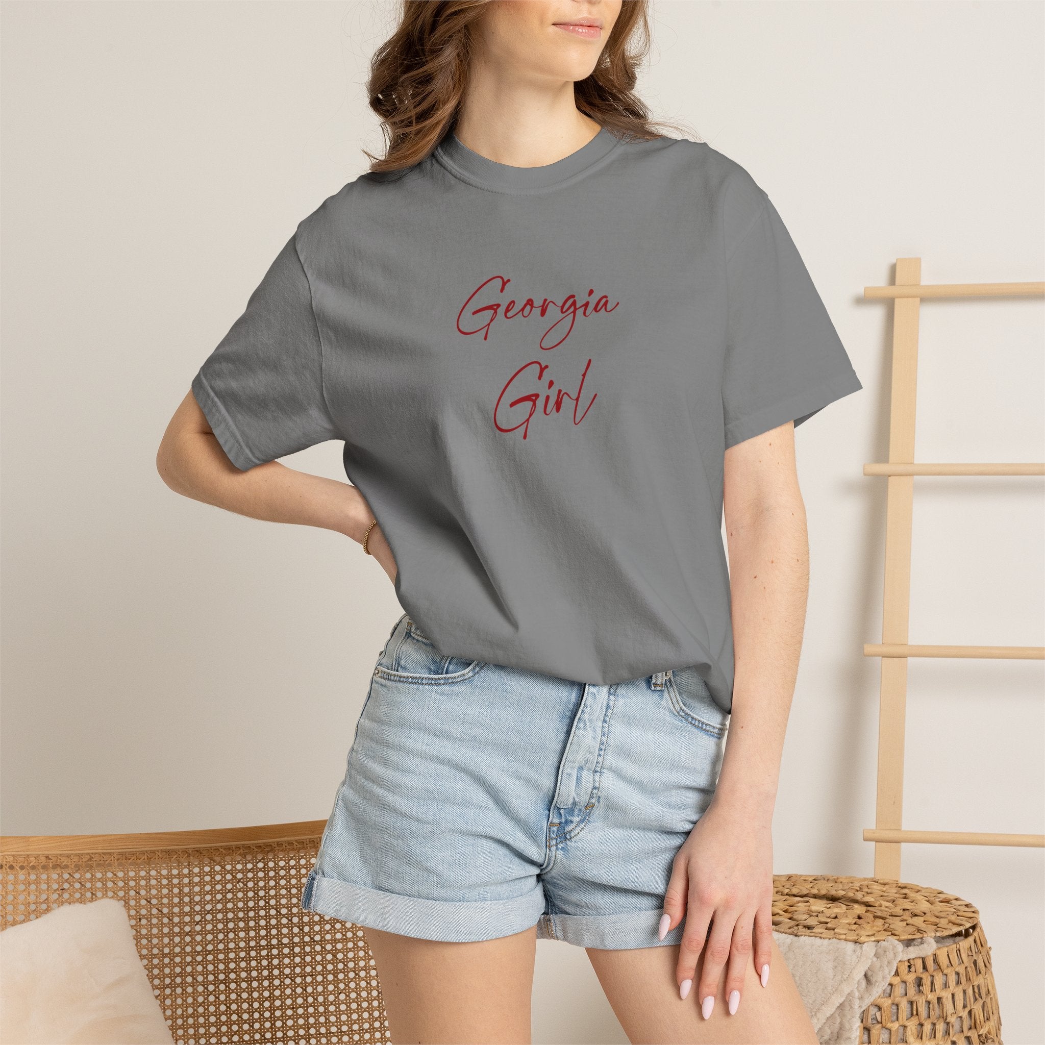 Georgia Girl T-Shirt — Script Graphic Tee for Georgia Fans