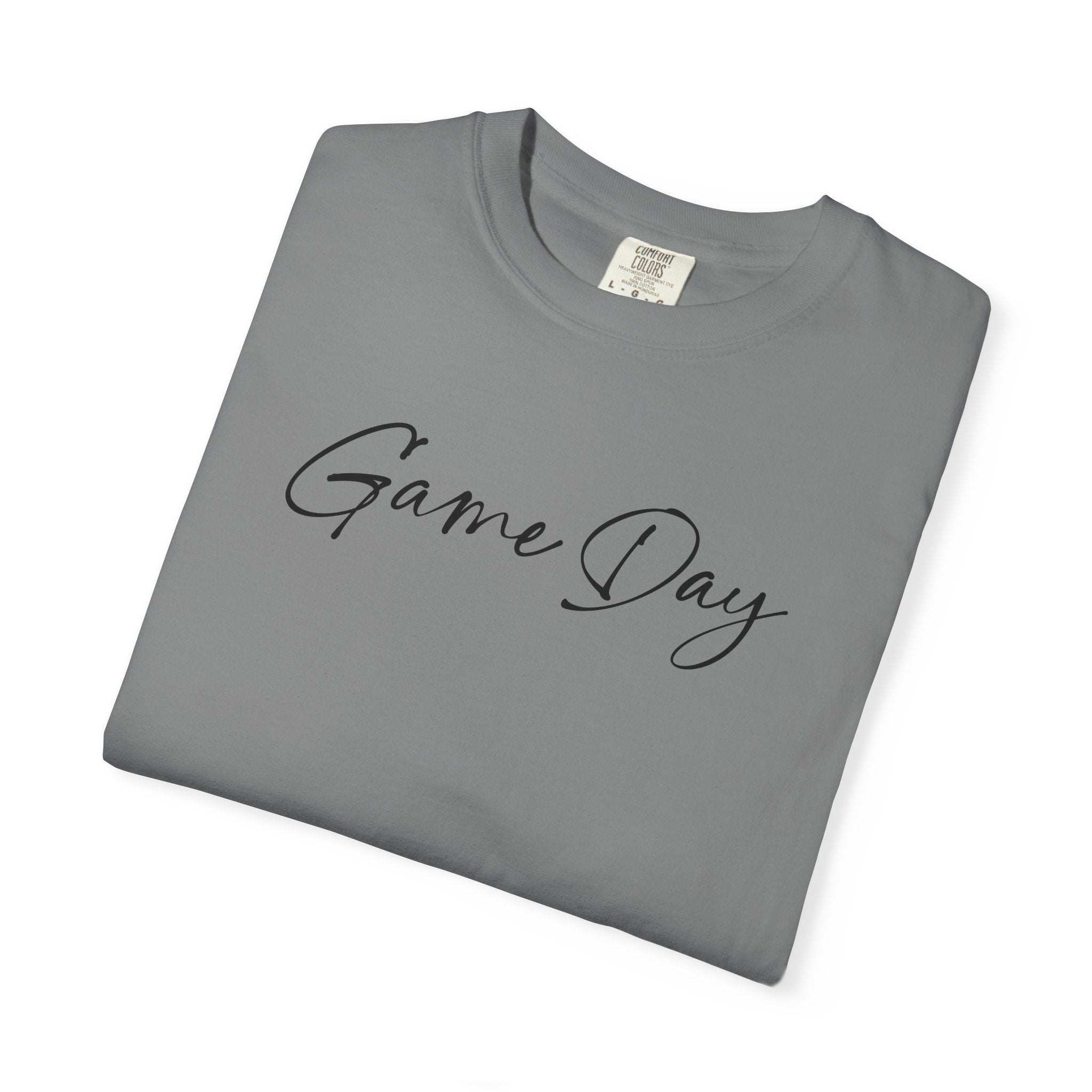 Game Day T-Shirt — Minimal Script Sports Tee