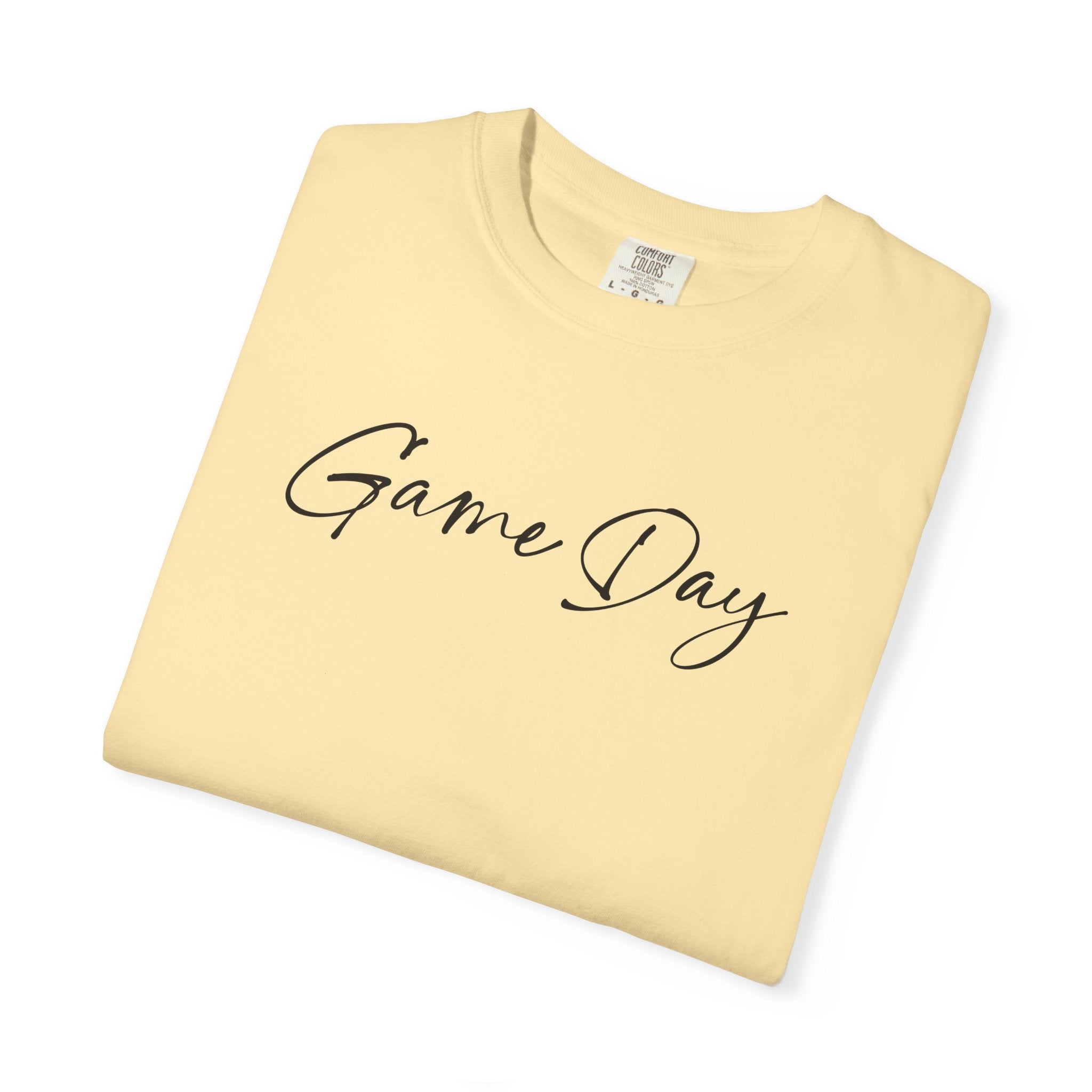 Game Day T-Shirt — Minimal Script Sports Tee